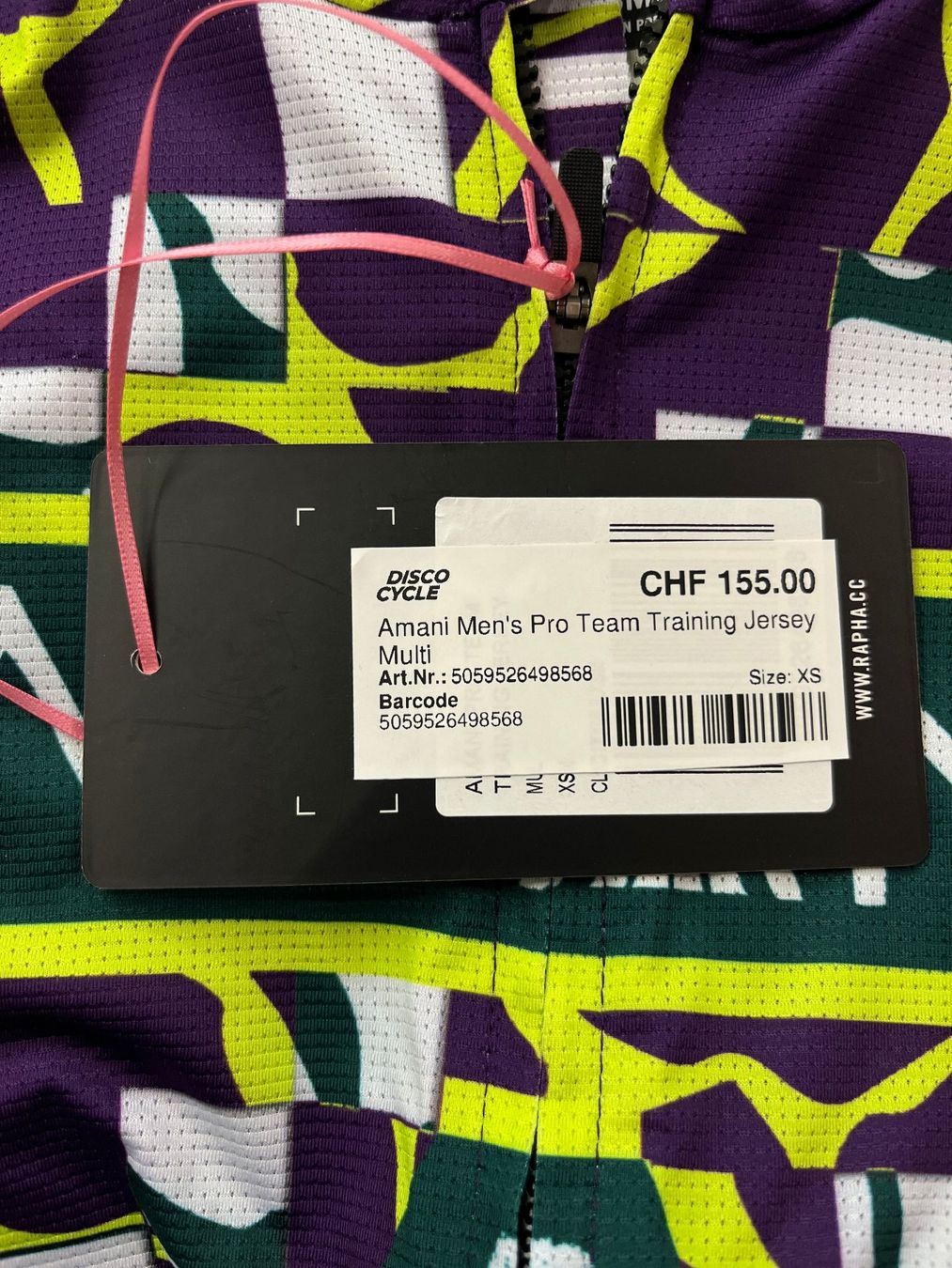 Rapha Canottiere & Pantaloni: % Rapha Men's Amani Pro Team Training Jersey - Multi XS – Nuovo e nell'imballaggio originale da Bern venduto da Disco_Cycle 4