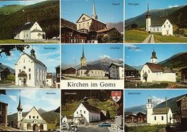 GOMS Kirchen Obergesteln Fiesch Oberwald