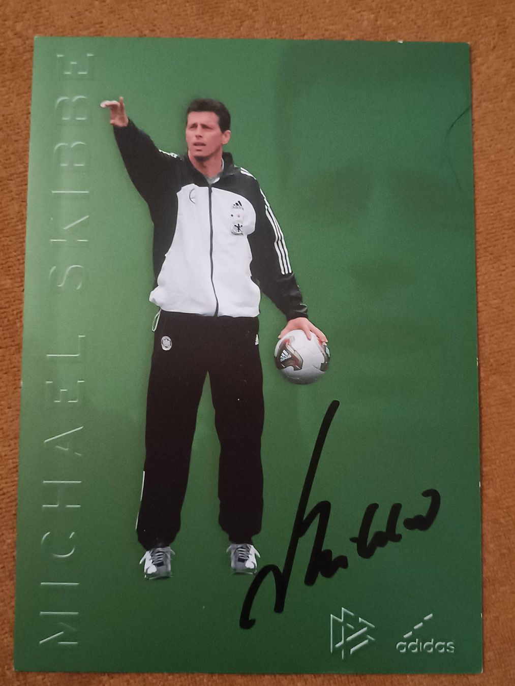 Autografi: Michael Skibbe - Handsignierte DFB Karte – Usato da Menziken venduto da Artographs