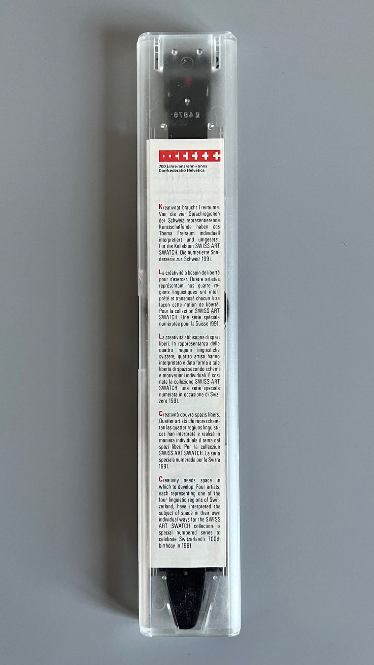 Swatch Orologi: Swatch von Felice Varini (neu) – Nuovo (secondo la descrizione) da Zürich venduto da Mel_Meli 5