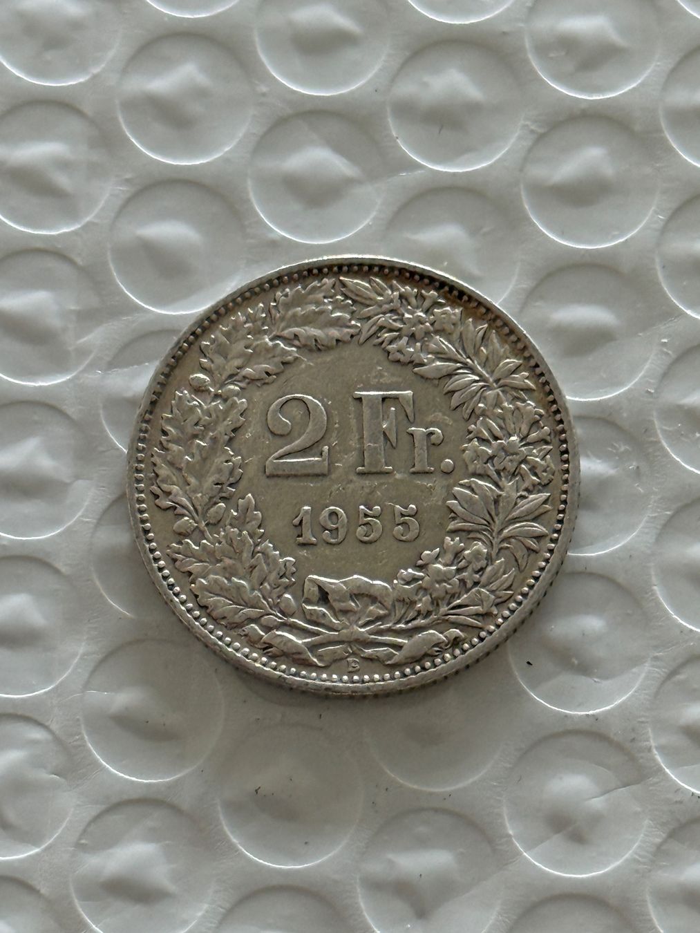 Tutti le monete: 2 Franken 1955  Rar – Usato da Wallisellen venduto da SWISS_SILVER1 1