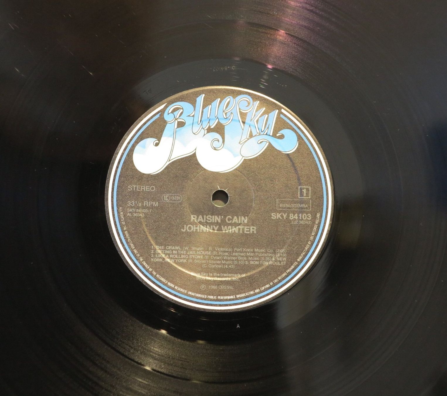 Dischi in vinile: Johnny Winter - Raisin Cain / LP – Usato da Zürich venduto da Naim60 3