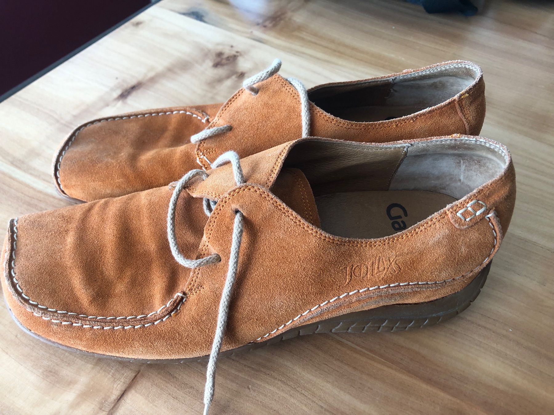 Gabor Scarpe da donna: Gabor Schnuerschuhe Gr. 40.5 cognac Wildleder, – Usato da Kaltbrunn venduto da lagone1 1
