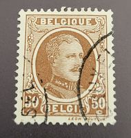 Belgien alte briefmarke