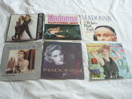 7" Singles - 6x Madonna - Gambler Borderline like a virgin u