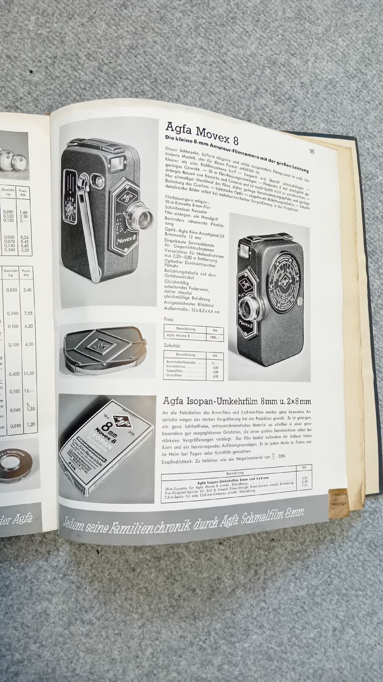 Documenti: AGFA Hauptkatalog 1939, 100 Seiten – Usato da Murten venduto da fotorothen 5