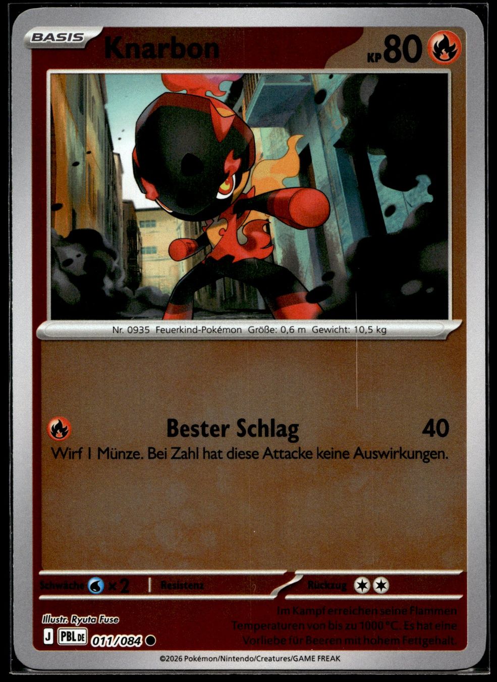 Pokémon Carte collezionabili: Knarbon (PBL DE 011/084) - Reverse Holo – Usato da Affoltern am Albis venduto da Chiesa_5