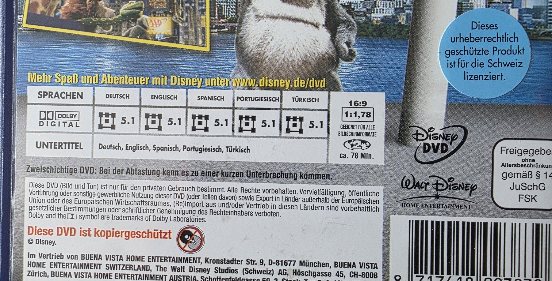 Tutti i DVDs: DVD Tierisch Wild - Disney – Usato da Oetwil am See venduto da fineli2 1