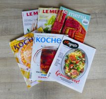 6 Stück diverse Kochzeitschriften