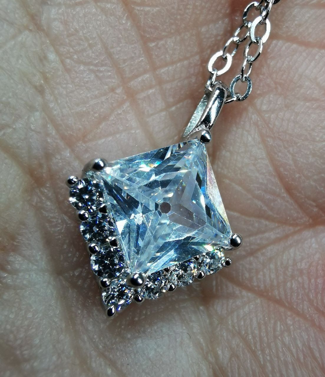 Catenine: Collier argent avec zircons – Nuovo e nell'imballaggio originale da Reconvilier venduto da Tsma67 4
