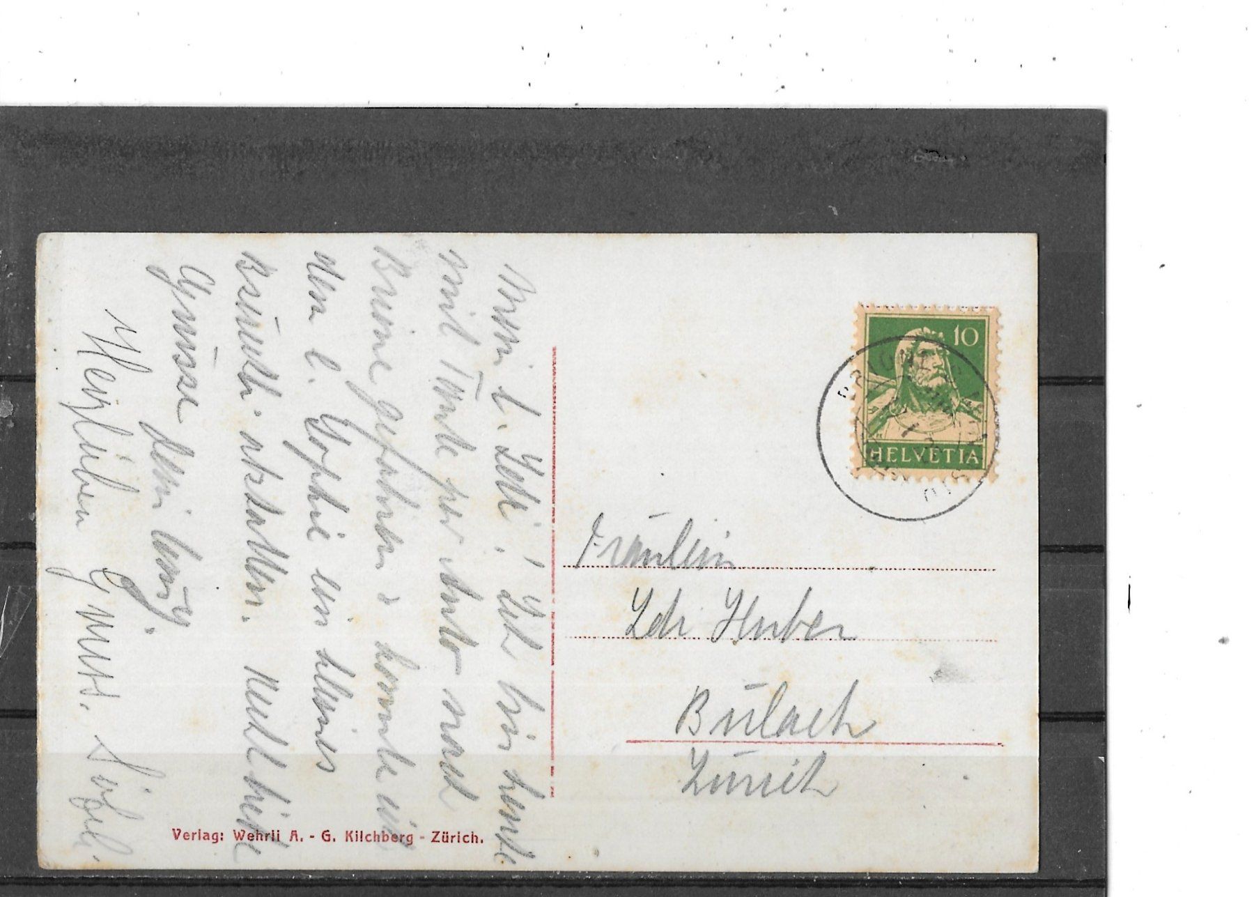 Cartoline postali: TI Brione 1925 – Usato da Schocherswil venduto da Wilare 1