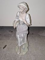 Lladro Porcelan figur Mätdchuen mit Korb