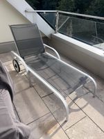 Liegestuhl Aluminium mit Rollen guter Zustand