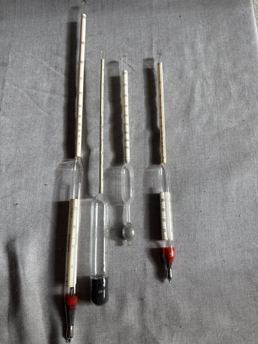 Misurare: Aräometer, Alkometer Set, Vintage! – Usato da Zürich venduto da d.reitzer