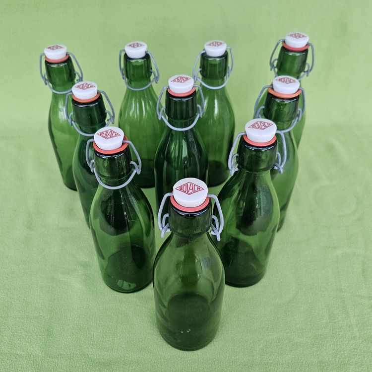 25 Silikon Dichtungen Für Grolsch Bügelflaschen - Rot/Weiß, 23x14mm