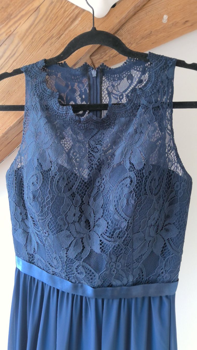 Kleider: Abendkleid dunkelblau mit Spitze ärmellos – Gebraucht aus Gottlieben von jut_j6k8 2