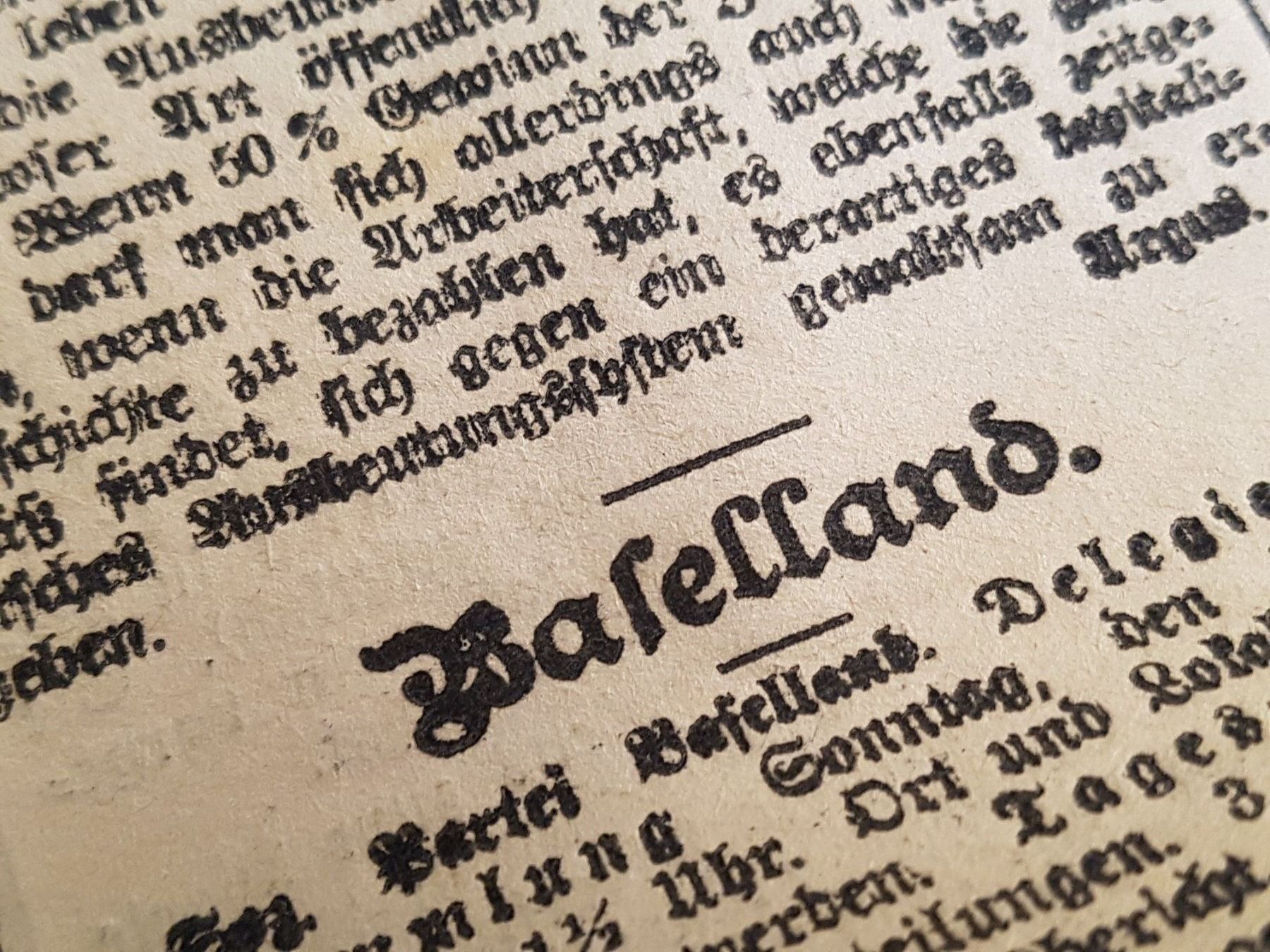 Riviste & Magazine: Basler Vorwärts 7. Mai 1919 Doppelseite – Usato da Ettingen venduto da Maranathatalitha 4