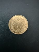 10 Franken Goldmuenze Helvetia 1912 gute Erhaltung