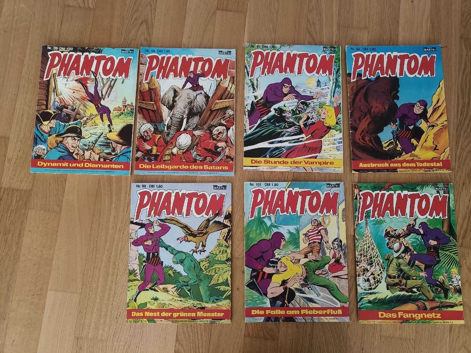 Fumetti: 7x Phantom Comics aus den 70er Jahren – Usato da Dietlikon venduto da Dietlikon_Verkauf