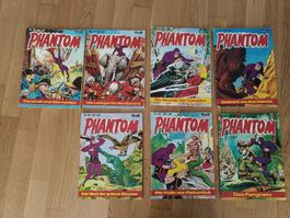 7x Phantom Comics aus den 70er Jahren