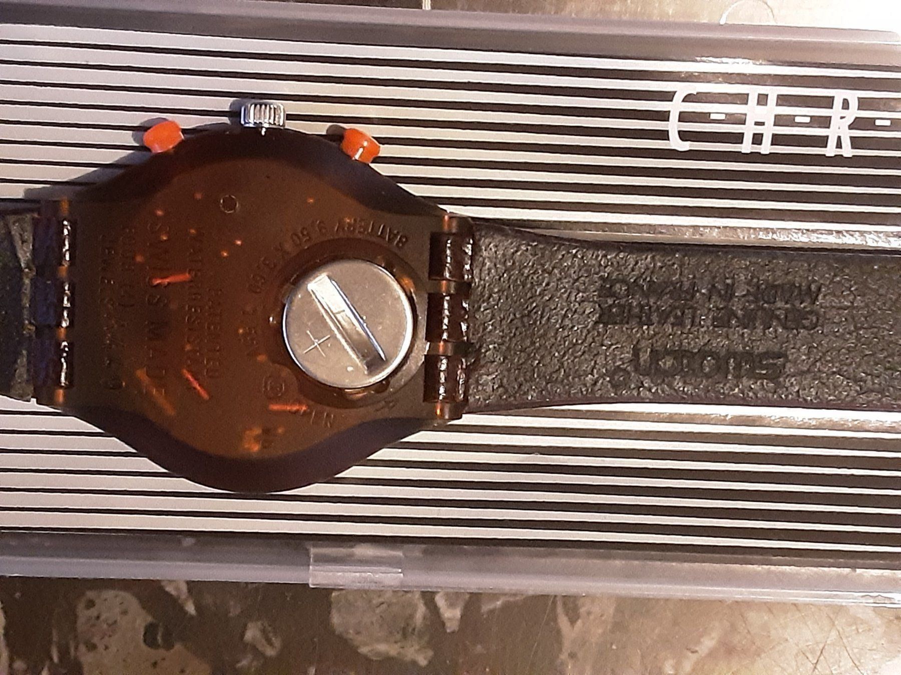 Swatch Uhren: Swatch Chronograph neu & ungetragen 1993 – Neu und originalverpackt aus Sirnach von Archimede8 3
