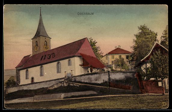 Cartoline postali: AK Oberbalm, Kirche – Usato da Berlin venduto da bartko-reher