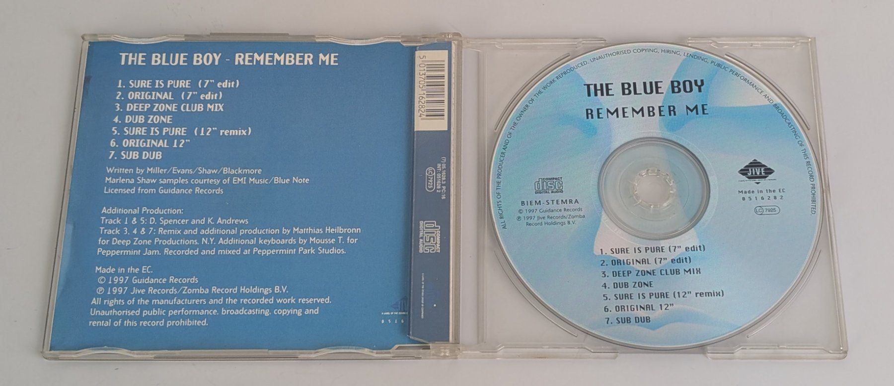 CD: The Blue Boy - Remember Me - Rare CD - Sommerhit! – Usato da Zürich venduto da 1.Simon 2