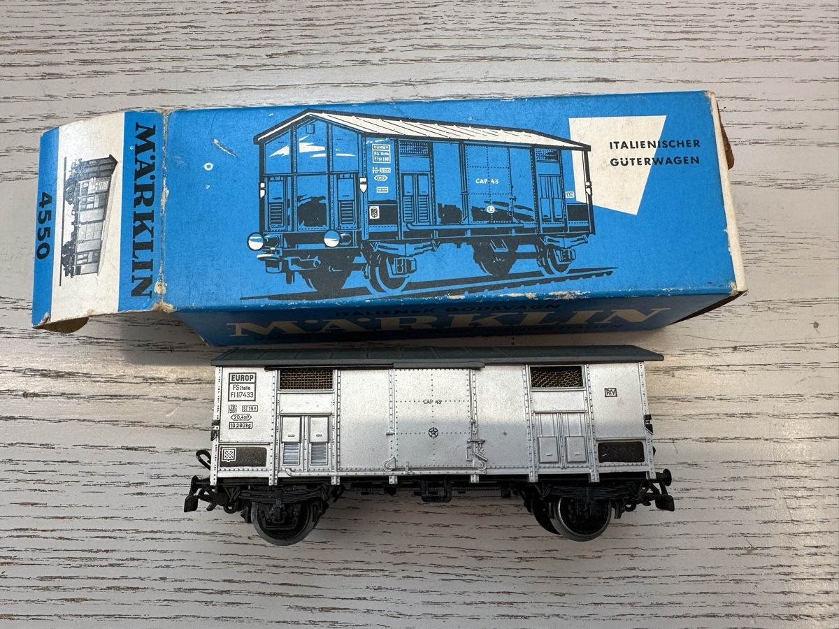 Märklin Modellini di ferrovie: Märklin 4550 FS Güterwagen – Usato da Lupsingen venduto da New-Haven 1