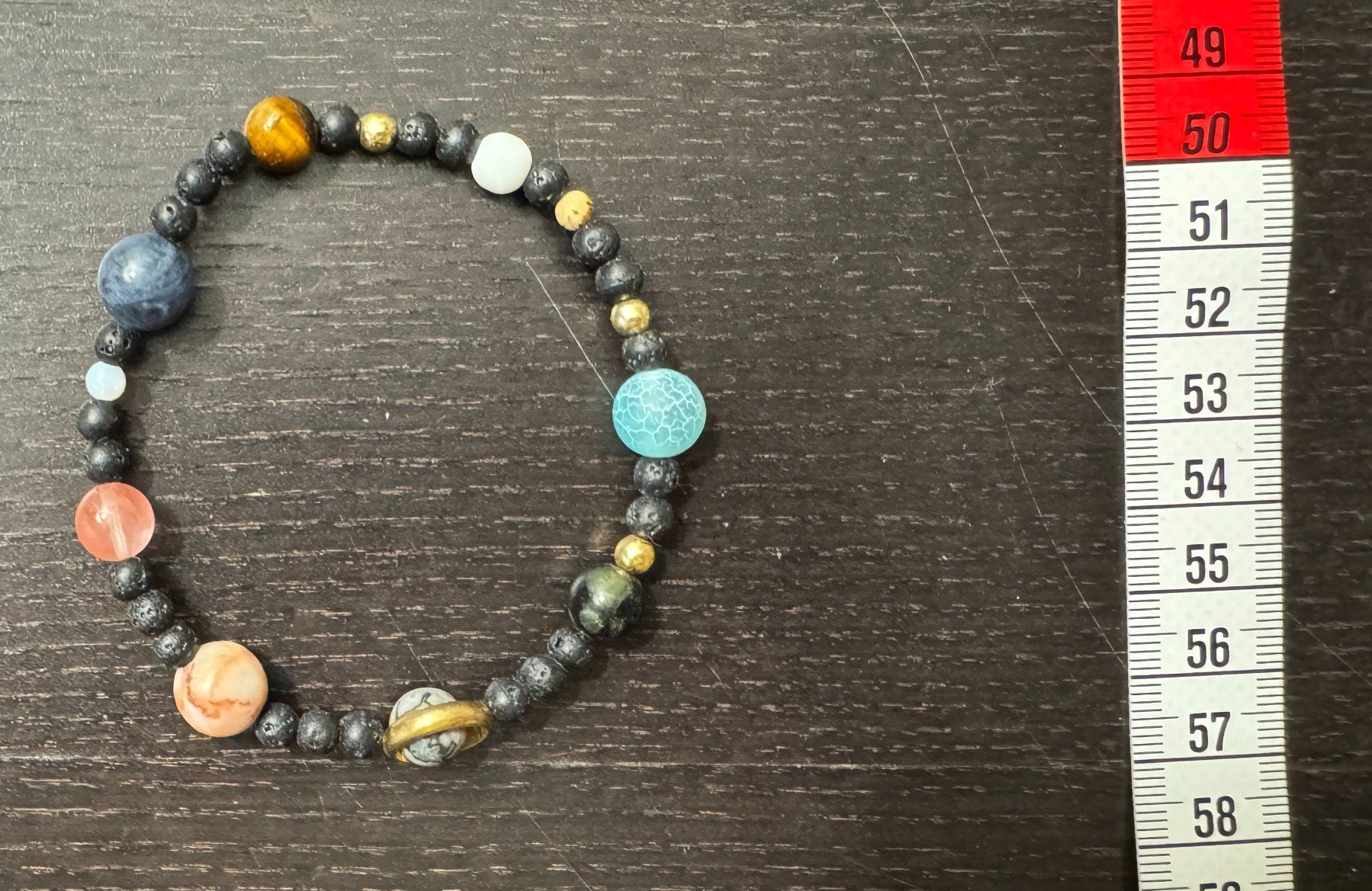 Bracciali & Braccialetti: Perlenarmband Sonnensystem, Armband, bracelet, solar system – Nuovo e nell'imballaggio originale da Winterthur venduto da YaV 2