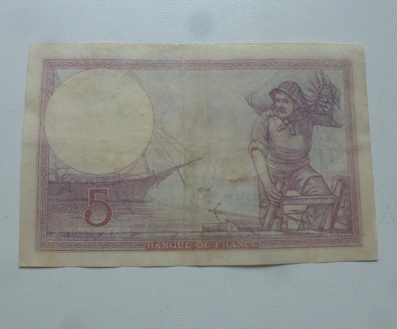 Billets de banque: Frankreich ++ 5 Francs - 20.02.1929 – D'occasion à Walkringen par Casablanca777 1