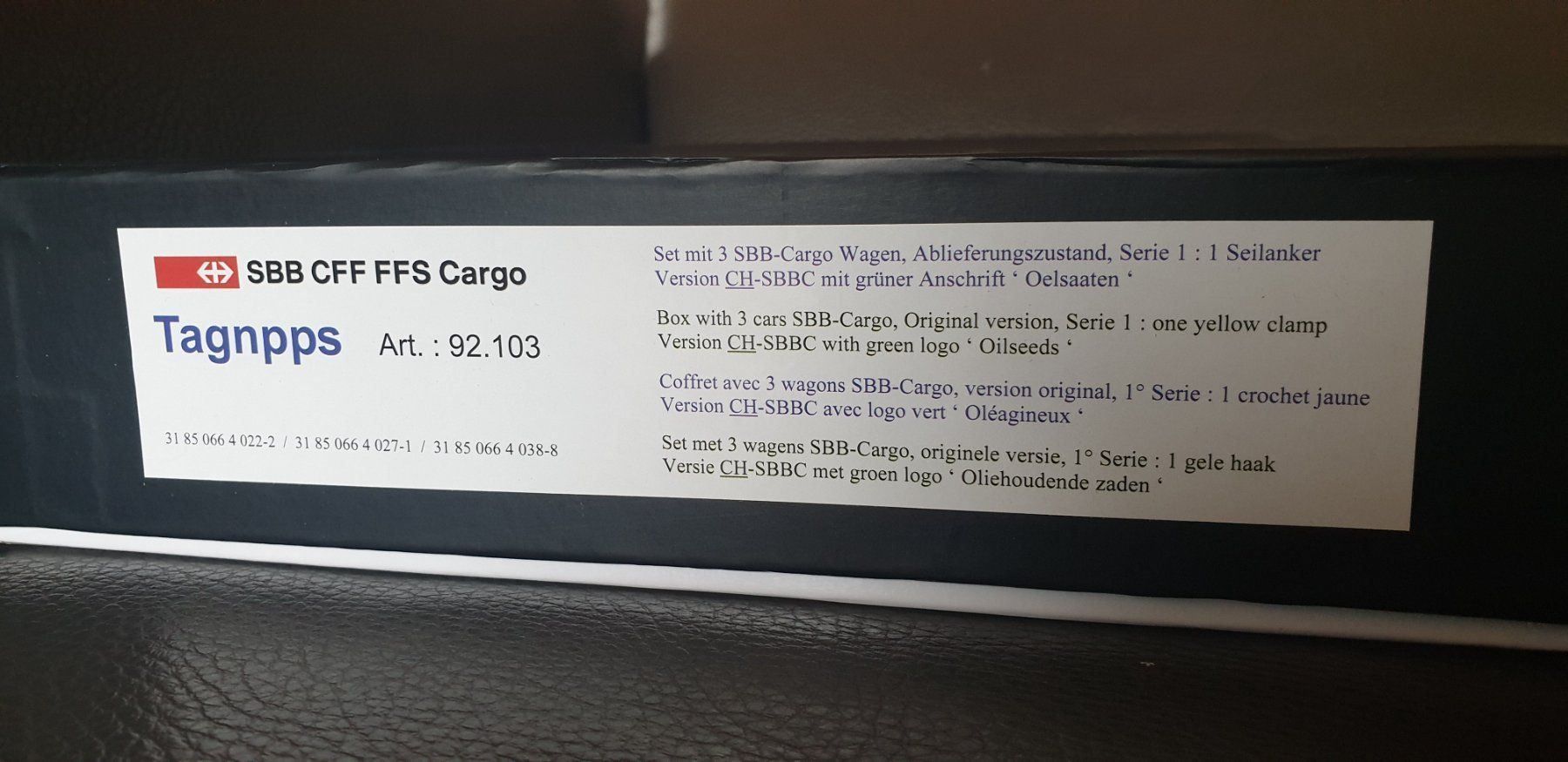 Modelleisenbahnen: B-Models SBB Cargo 92.103 – Neu und originalverpackt aus Neuenhof von ludovicco 1