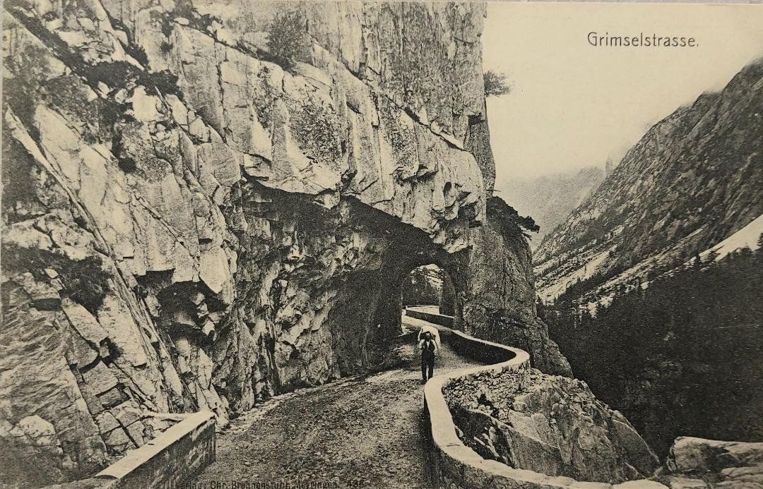 Ansichtskarten: GRIMSELSTRASSE – Gebraucht aus Delémont von Domdom1