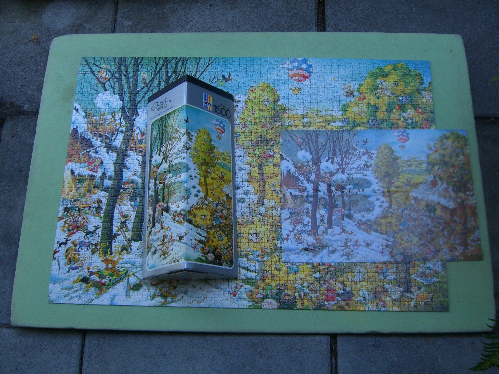 Heye Puzzles: 1500er Puzzle Ryba "Heye",Schlaraffia,1984 – Gebraucht aus Winterthur von Gaia 1