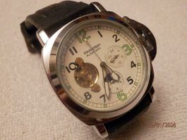 Panerai, Automatic, Mondphase, Glasboden, Gehäuse 44mm o. K.