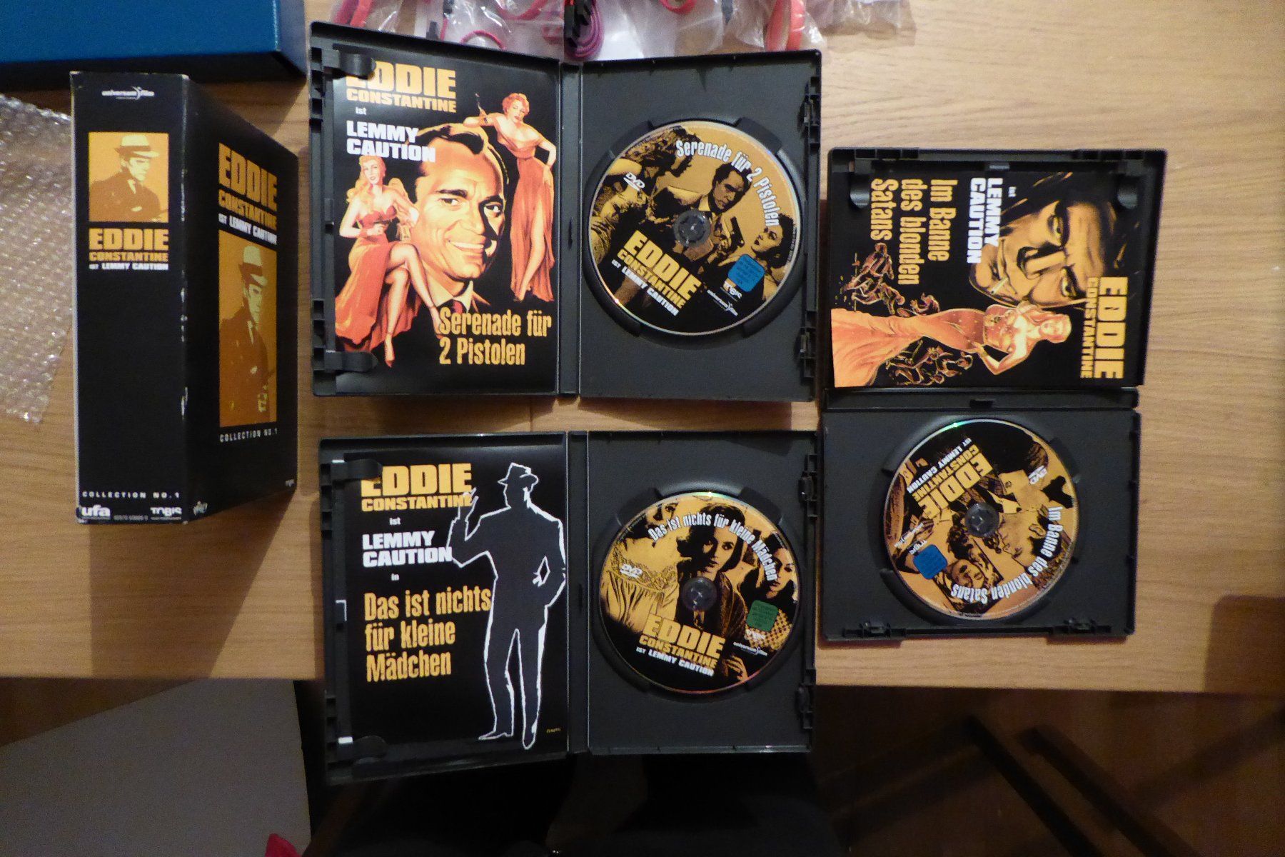 Tutti i DVDs: Eddie Constantine DVD Collection No. 1 – Usato da Allschwil venduto da Summelsarium 5