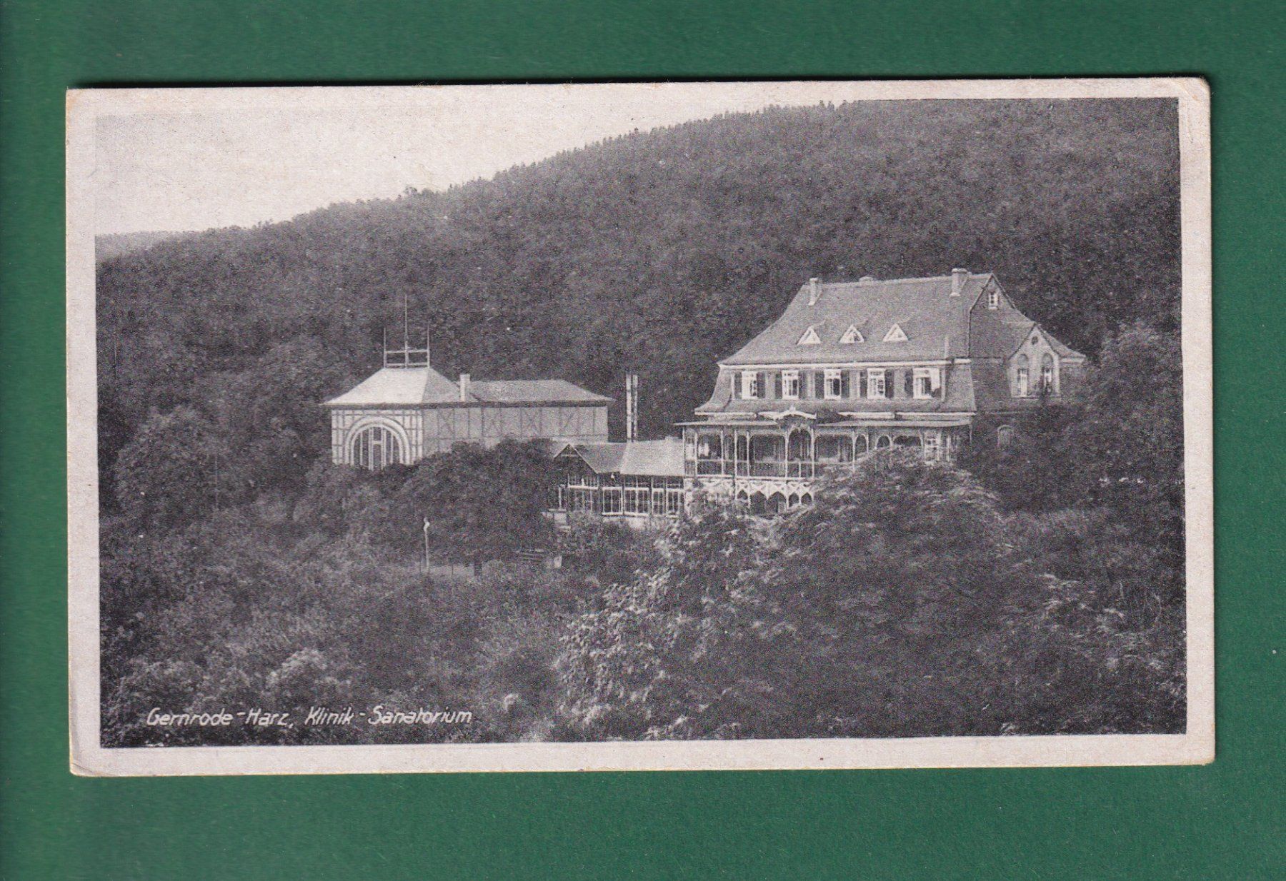 Ansichtskarten: GERNRODE-HARZ - Klinik Sanatorium – Gebraucht aus Pully von nicecards-shop