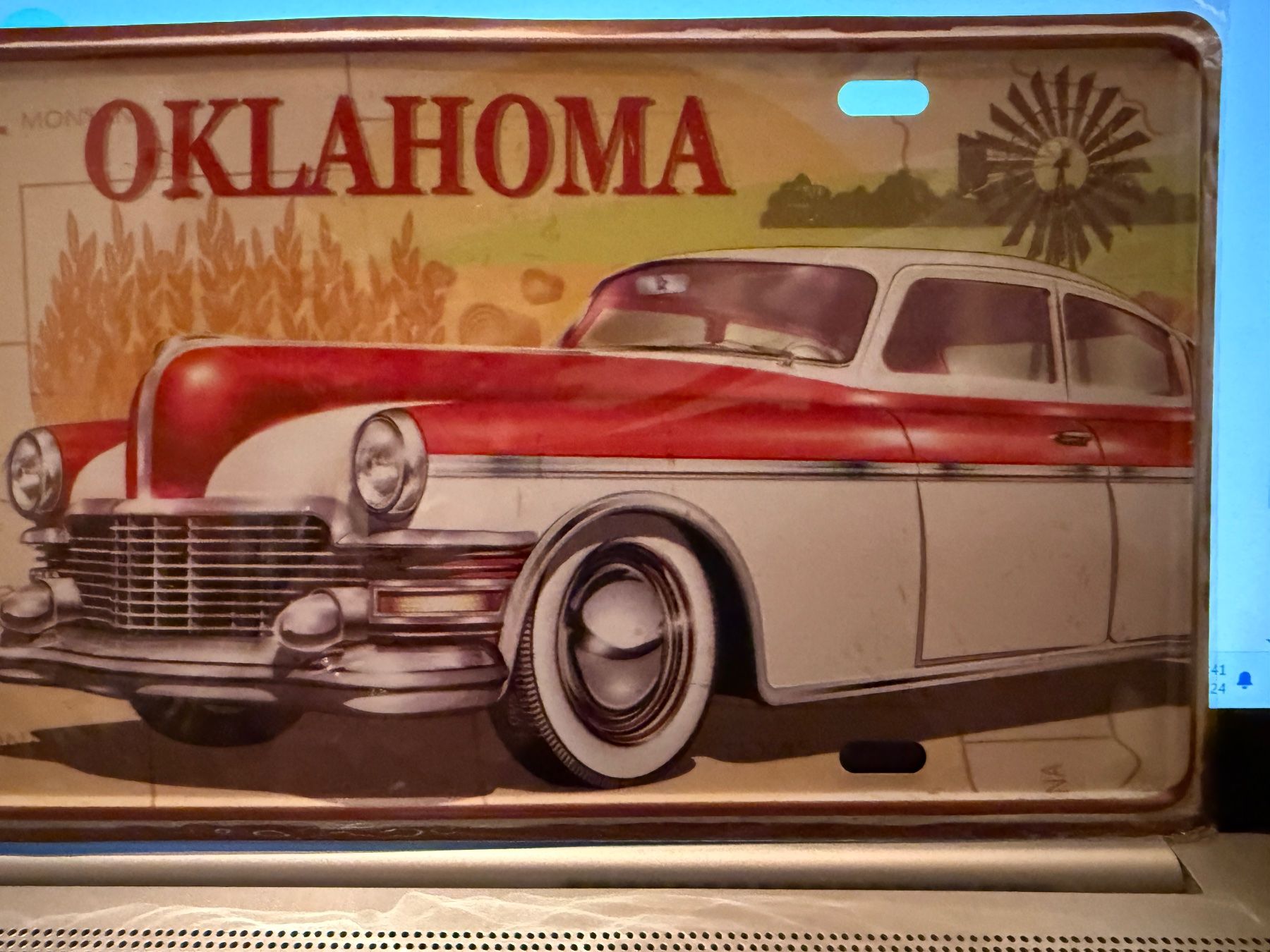 Schilder: Blechschild Route 66 Oklahoma 30x15 cm NEU – Neu und originalverpackt aus Messen von Versber 1