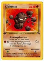 Kleinstein Fossil Set 1.Edition 47/62 Deutsch Mint