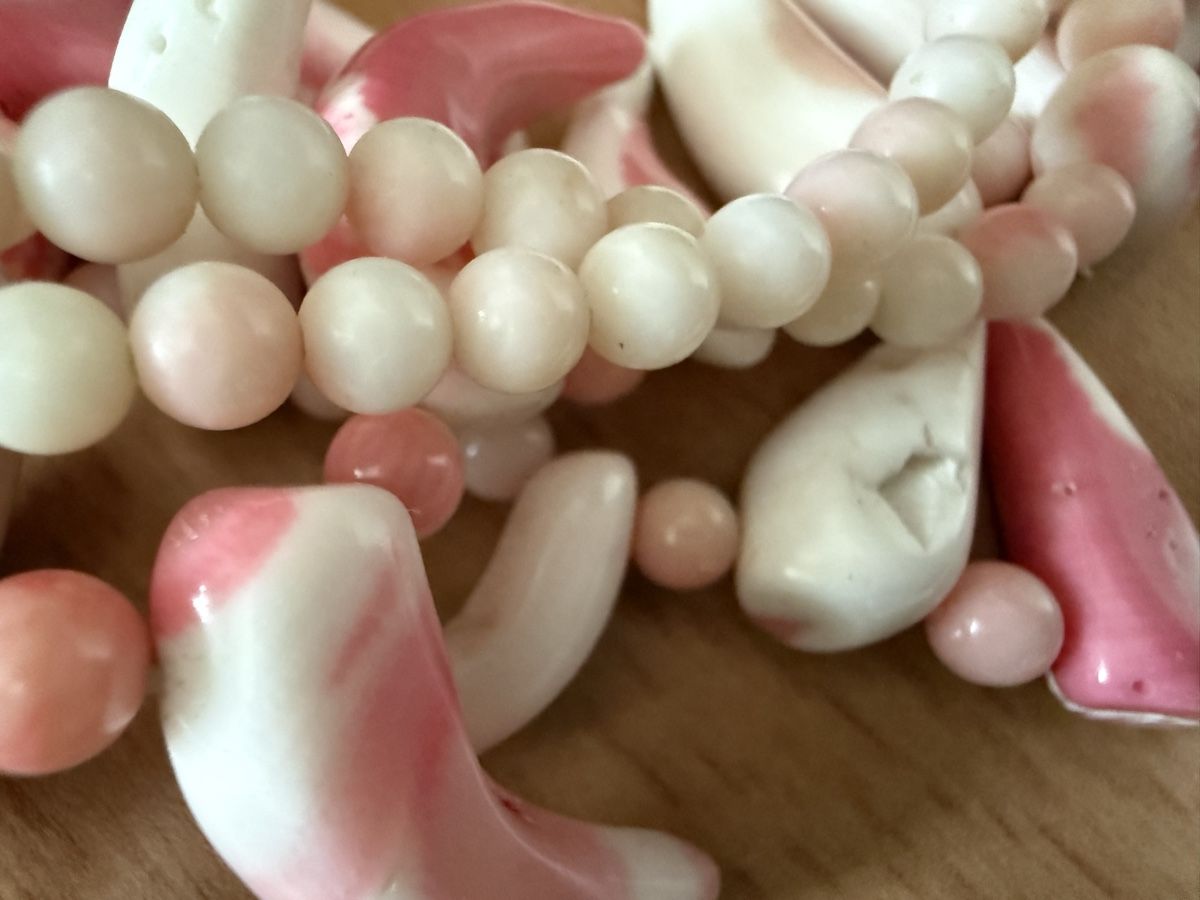 Catenine: Vintage-Halskette: Echte Muschel – Usato da Lamone venduto da LaCantinaMagica 2