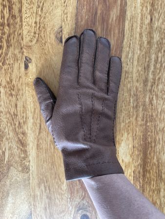 Lederhandschuhe (mit Wolle gefüttert)