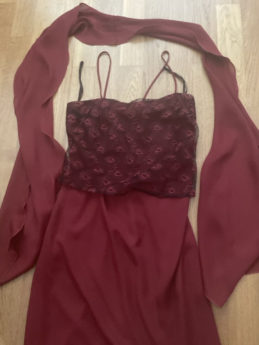 Vestiti: Fest Kleid Gr.XS weinrot – Usato da Baar venduto da Vili7 1