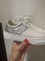Sneakers Hogan donna bianche argento misura 37