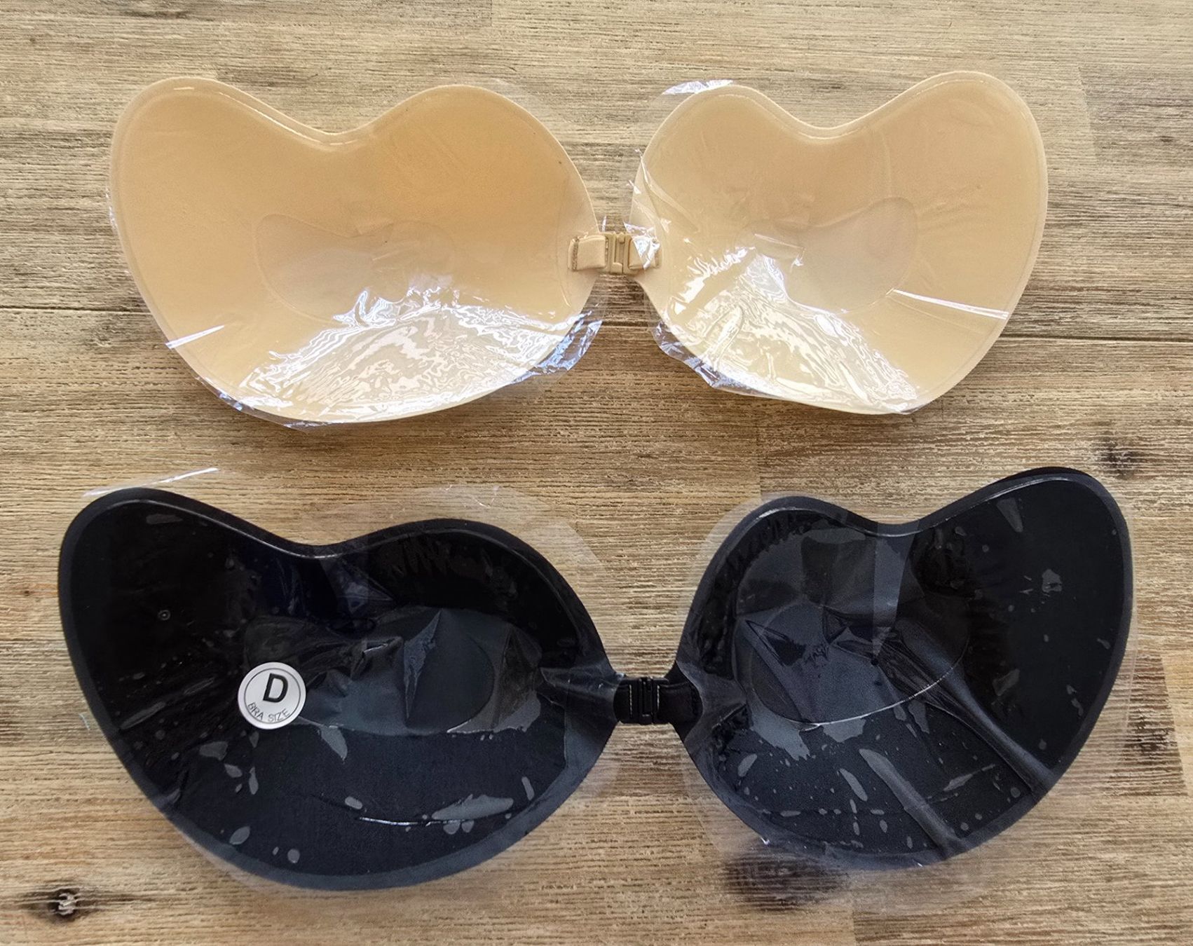 Altra biancheria intima: Selbstklebe BH Set schwarz beige Grösse D – Nuovo e nell'imballaggio originale da Willisau venduto da isa117 1