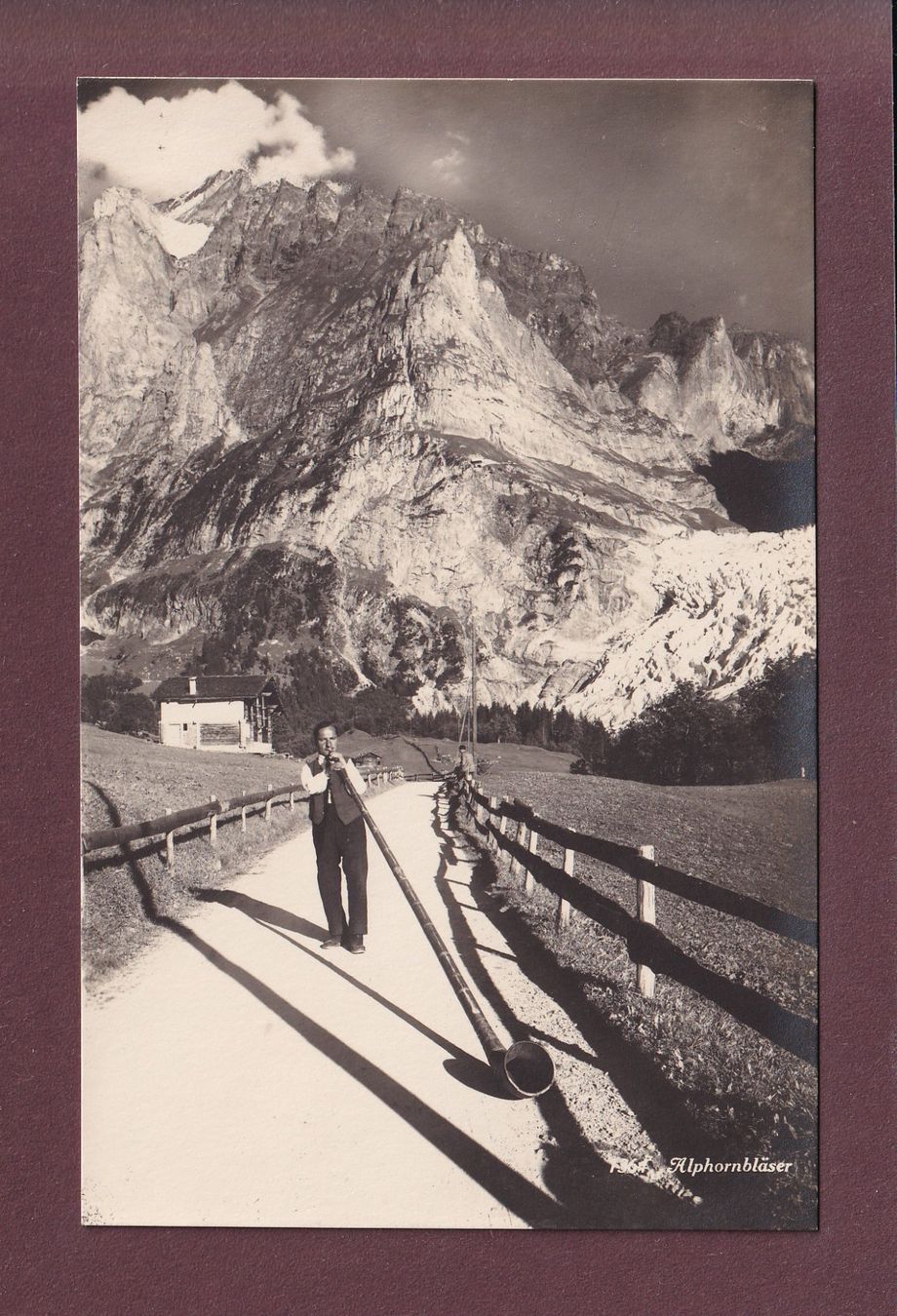 Cartoline postali: ALPHORNBLÄSER – Usato da Pully venduto da nicecards