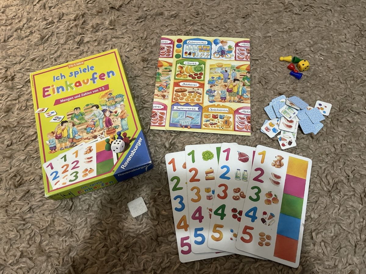 Ravensburger Giochi: Ravensburger "Ich spiele Einkaufen" - Mengen & Zahlen – Usato da Unterkulm venduto da AnoliOccasion