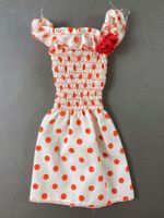 Vintage Barbie Outfit Dress Polka Dot Kleid 1970s Mattel