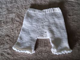Herziges, älteres, Vintage Hösli,handgestrickt für die Puppe