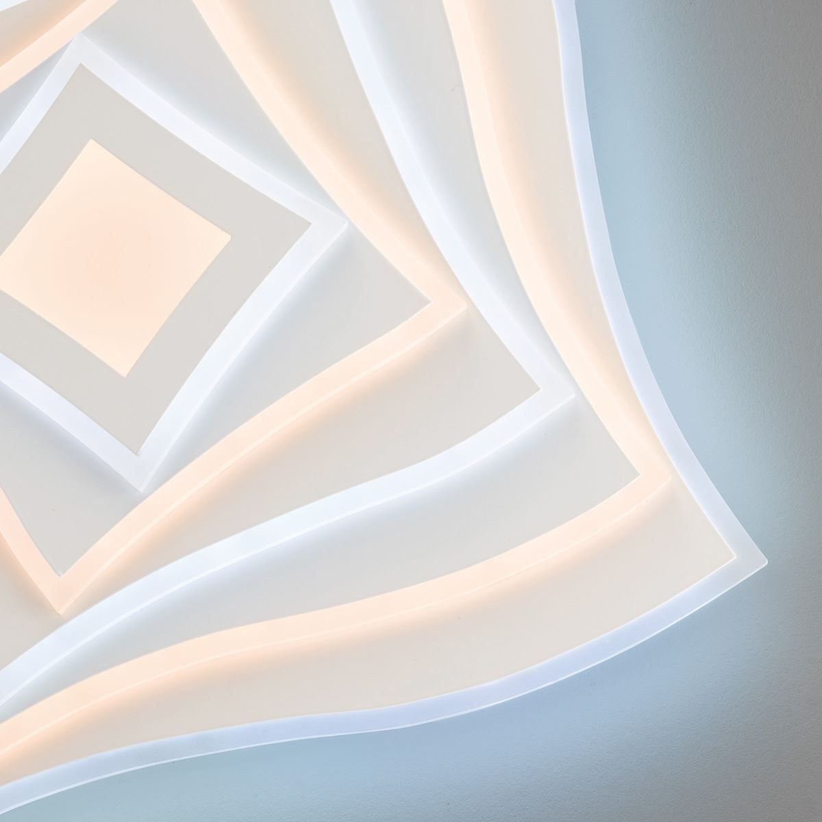 Lampadari & plafoniere: LED Deckenleuchte, Dimmer, 50 cm x 50 cm – Nuovo (secondo la descrizione) da Kreuzlingen venduto da Smart-Light 3