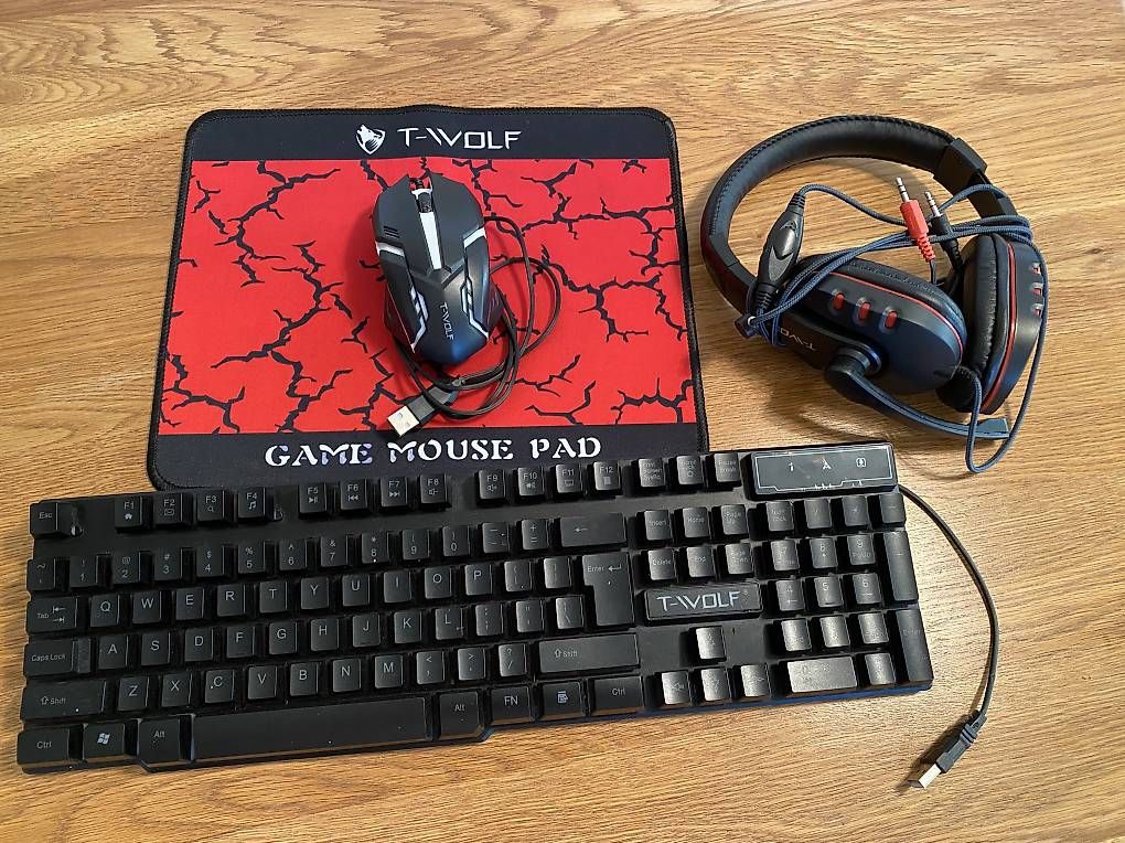 Tastiere: T-WOLF Gaming Combo (Keyboard/Maus/Headphone) – Usato da Ittigen venduto da mar_9fd6 3