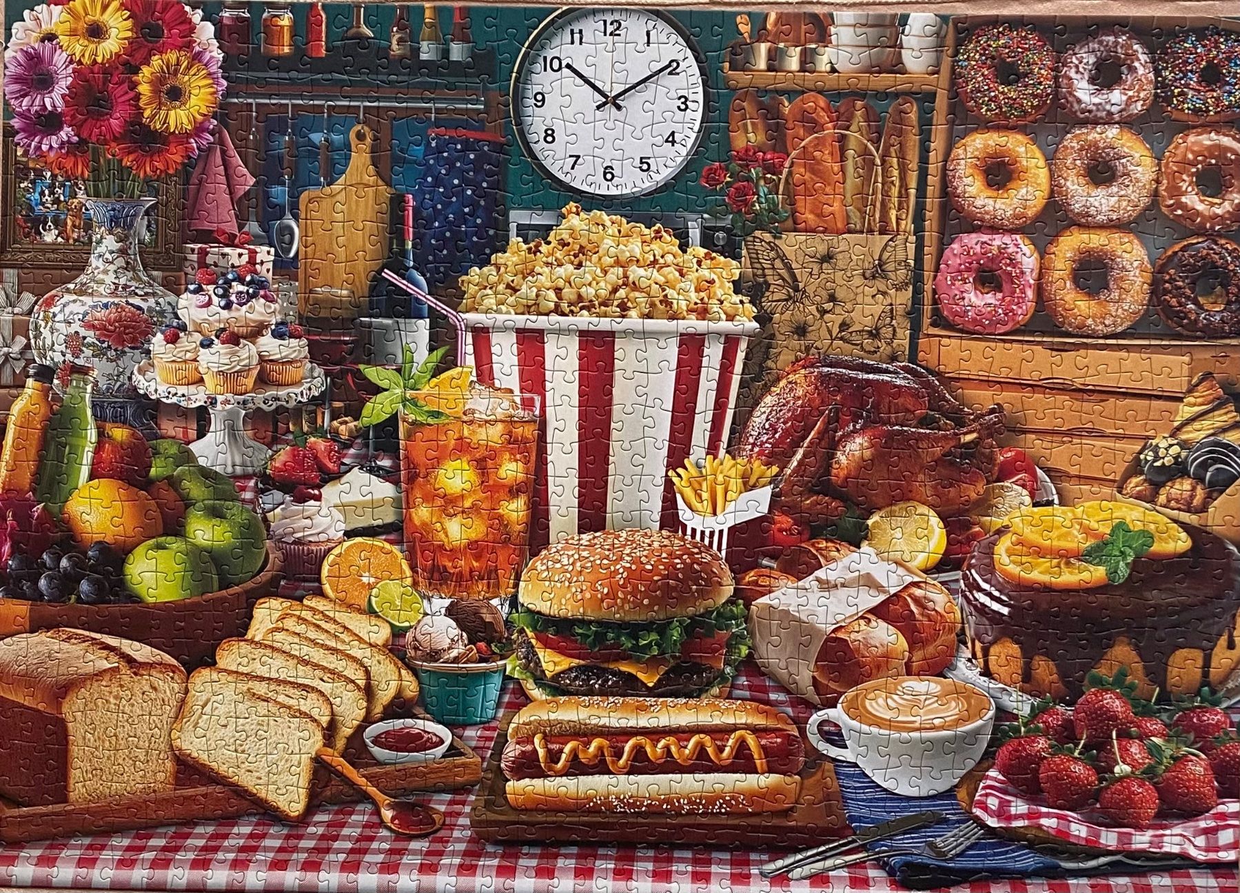 Puzzle: Puzzle Food Feast 1000 Teile – Usato da Hombrechtikon venduto da sabibu 1